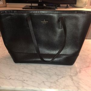Black Kate Spade black Leather Tote